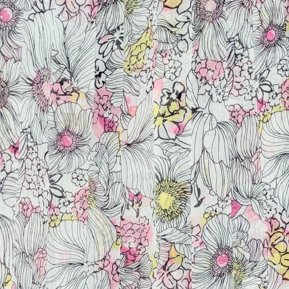 Tommy Hilfiger Women's (Size 6) Multicolored Floral Pleated Flowy A-Line Skirt - Picture 3 of 15